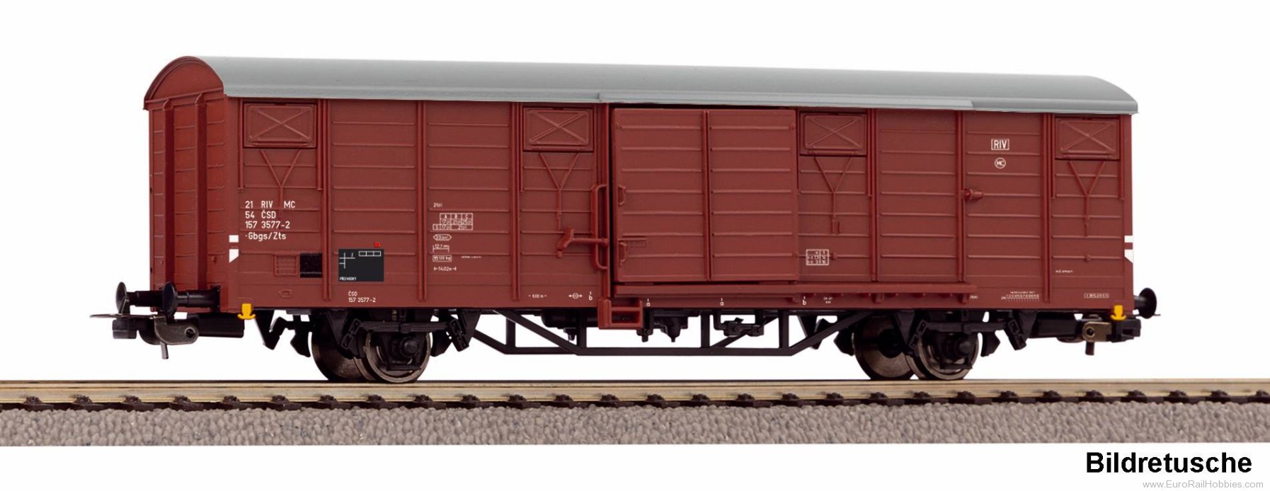 Piko 24560 CSD Covered Freight Car w/Opening Doors