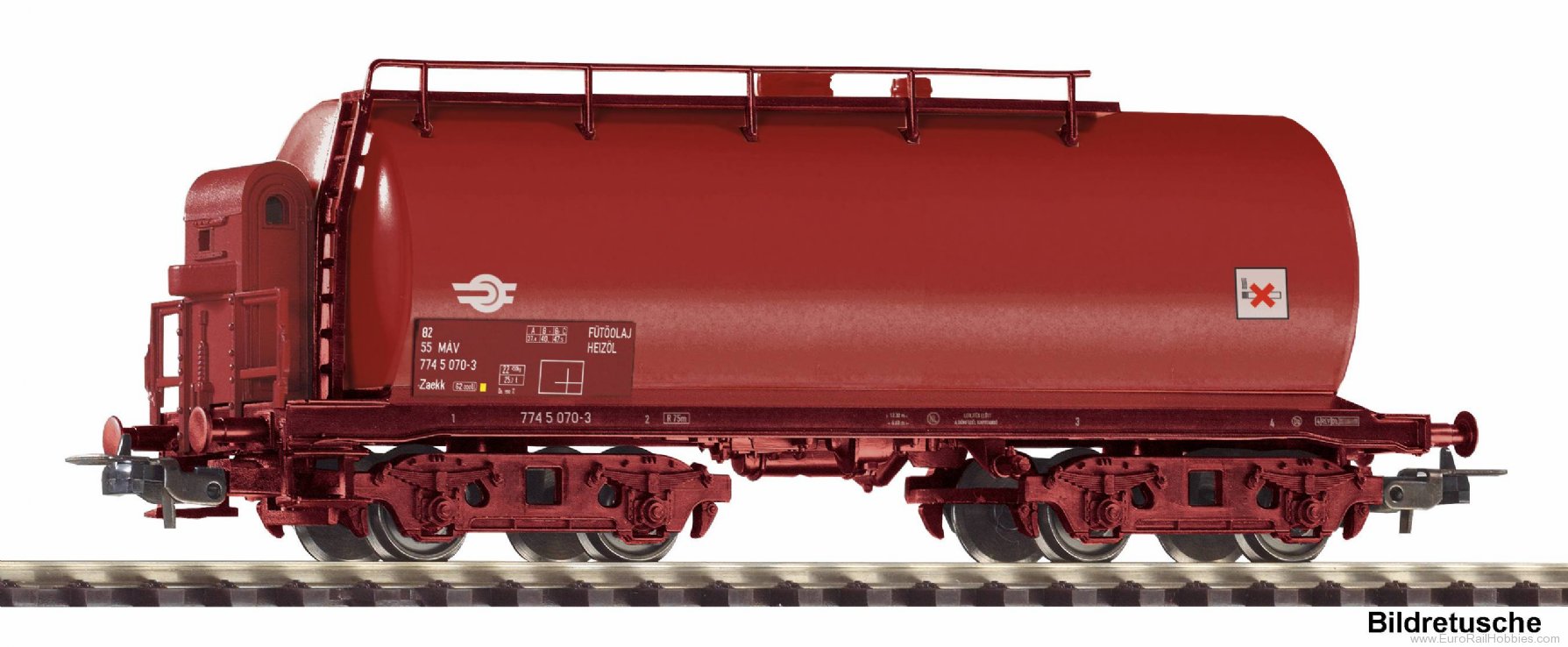 Piko 24563 MAV 4 Axle Tank Car w/Brakeman's Cab