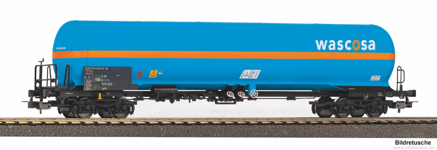 Piko 24638 Compressed 4 Axle Chemical Zagkks Wascosa Sch