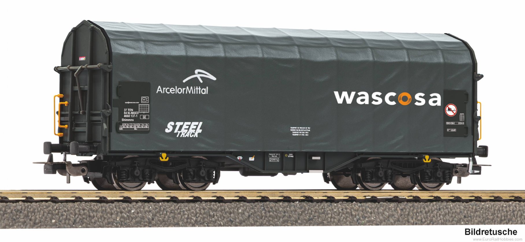 Piko 24640 Schiebeplanenwagen Shimmns Wascosa V