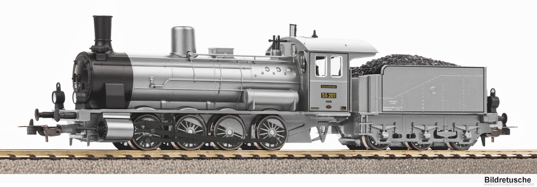 Piko 27512 DRG BR 55 (G7.1)  Photo-Gray Steam Locomotive