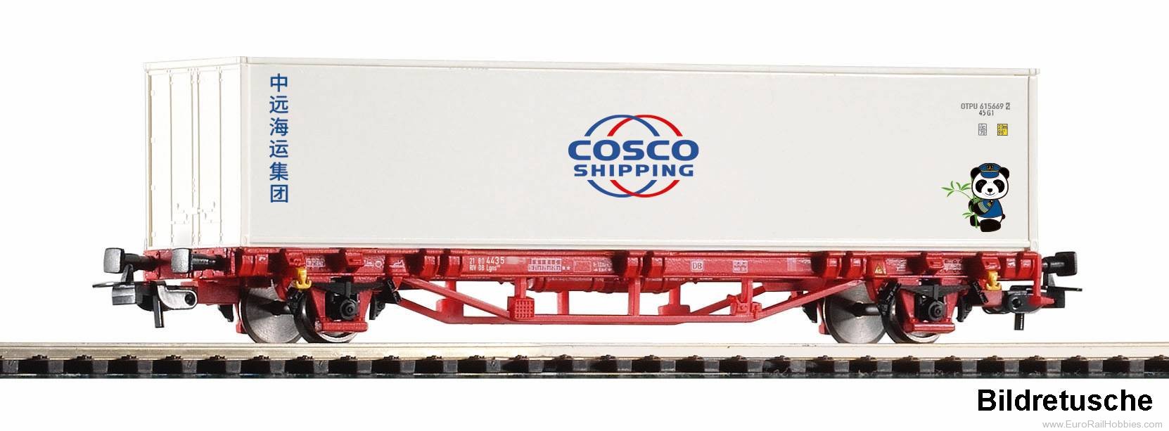 Piko 27749 DB AG 'Cosco Shipping' 40' Container Car