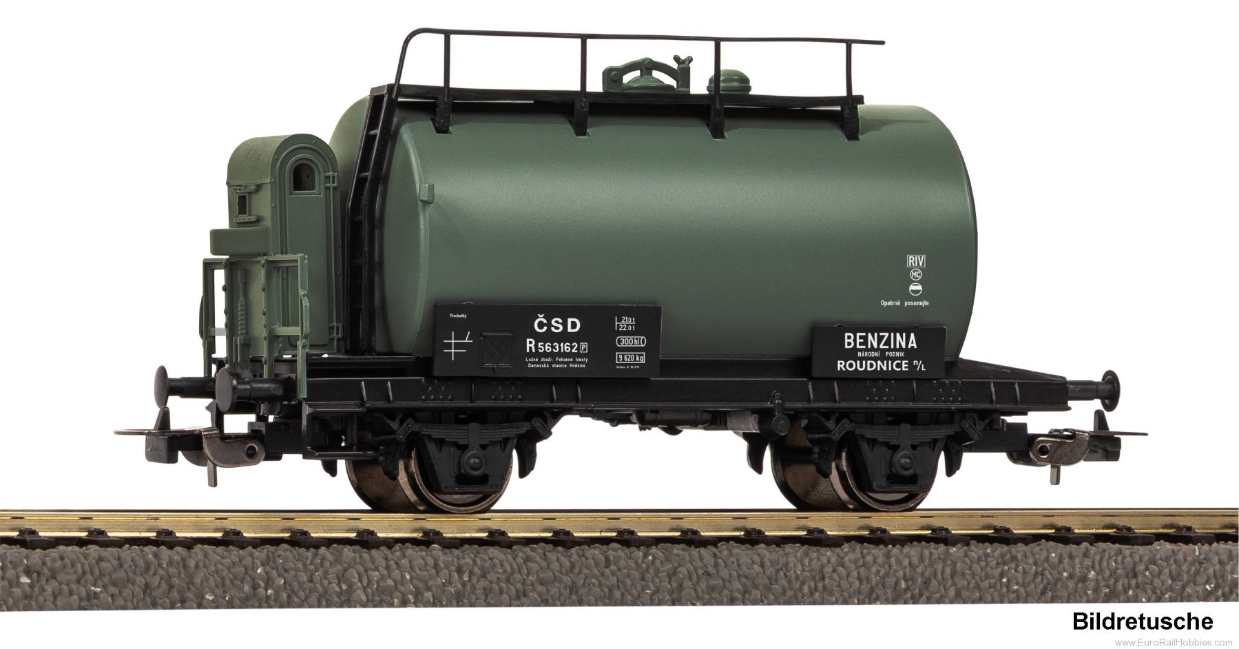 Piko 27754 CSD Gasoline 2 Axle Tank Car