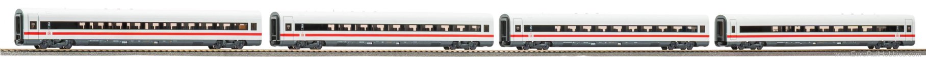 Piko 28351 DB AG 'Metropolitan' 4 P{iece Passenger Coach