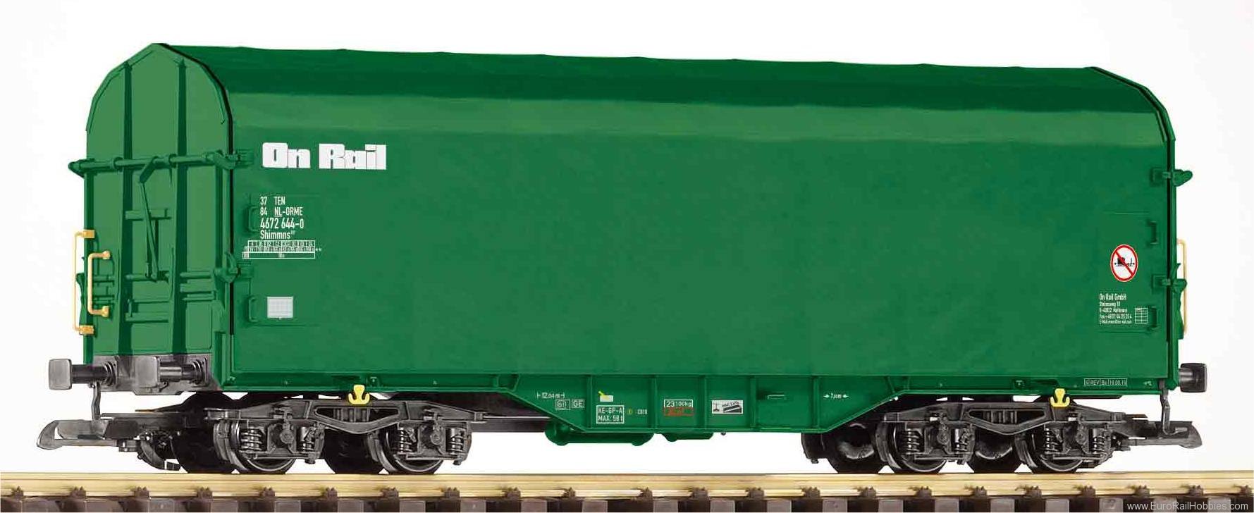 Piko 37017 G sliding tarpaulin wagon On Rail VI
