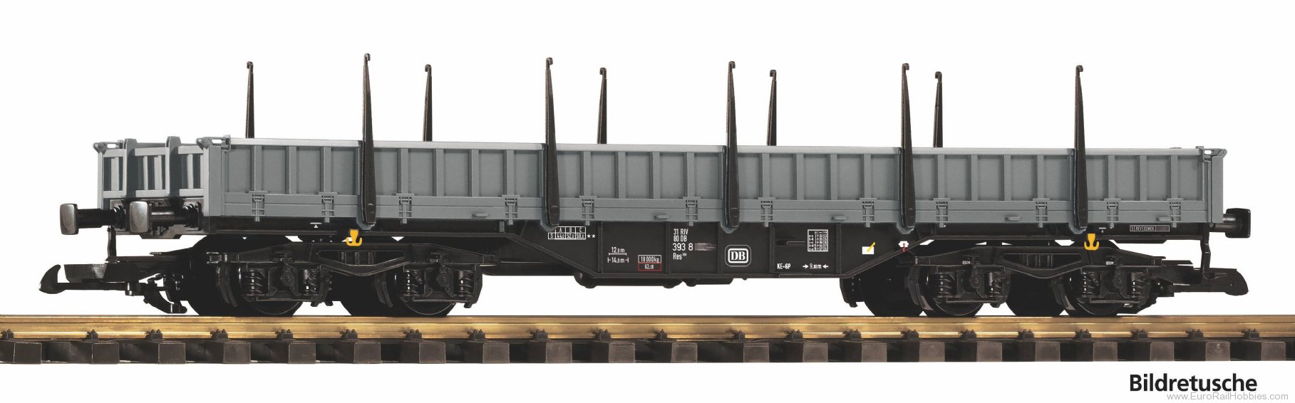 Piko 37766 DB Low-Side Car w/Stakes