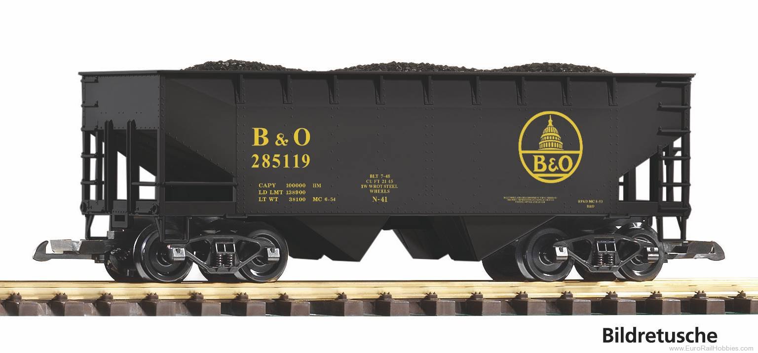 Piko 38988 B&O 4 Axle Hopper Car w/Ballast Load