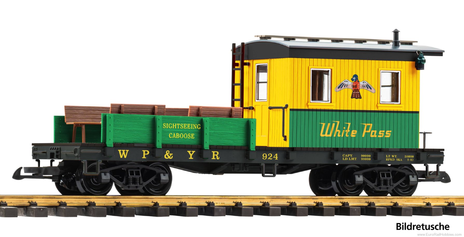 Piko 38990 White Pass Observation Car