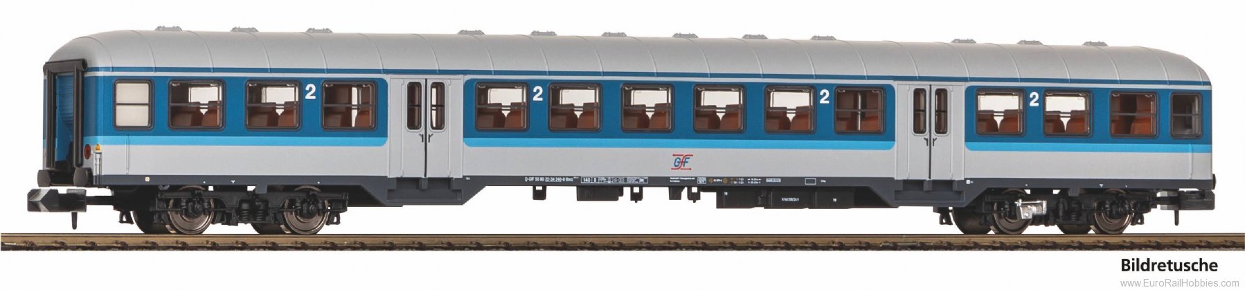 Piko 40652 N-GFF 2nd Class Passenger Coach