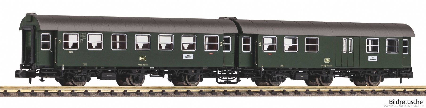 Piko 40765 N-DB 2 Piece Set B3yg + BD3yg Rebuild Coaches