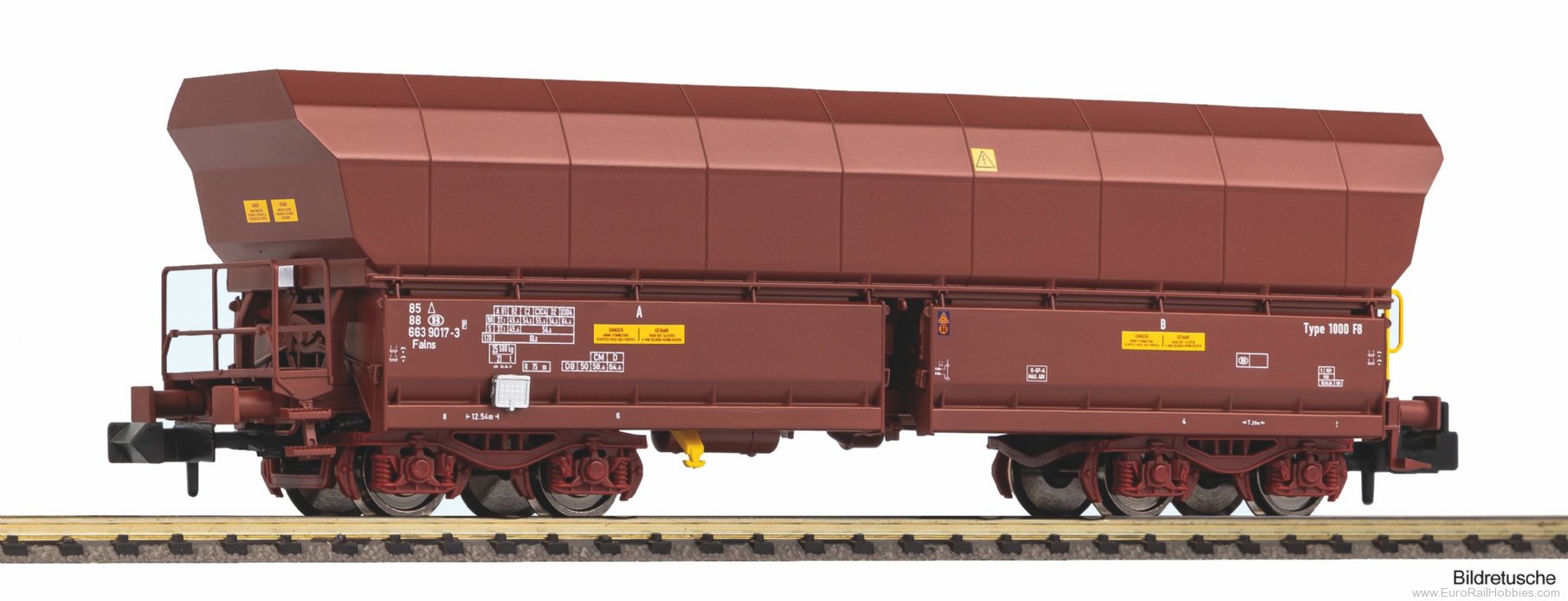 Piko 40906 SNCB 4 Axle Falns Ballast Car