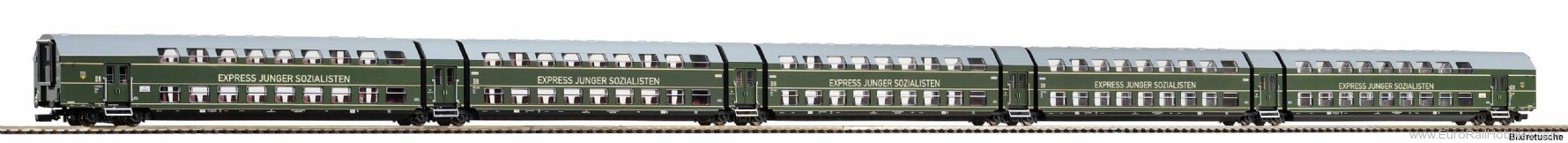 Piko 53125 DR DGBe12 'Express Junger Sozialisten' 5 Piec