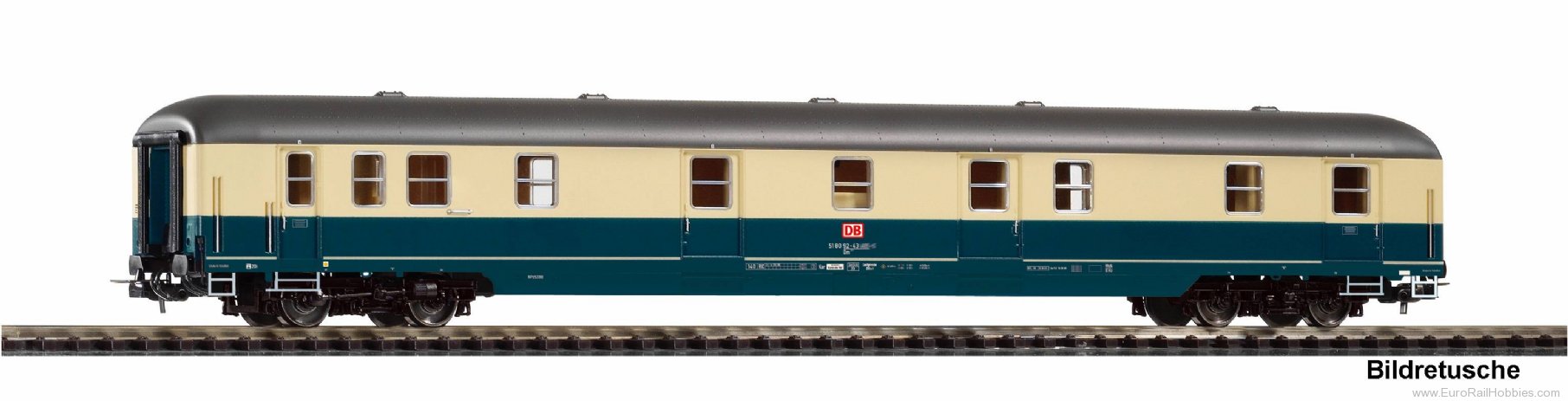 Piko 53390 DB AG Dms903 Baggage Car Blue/CrÃ¨me