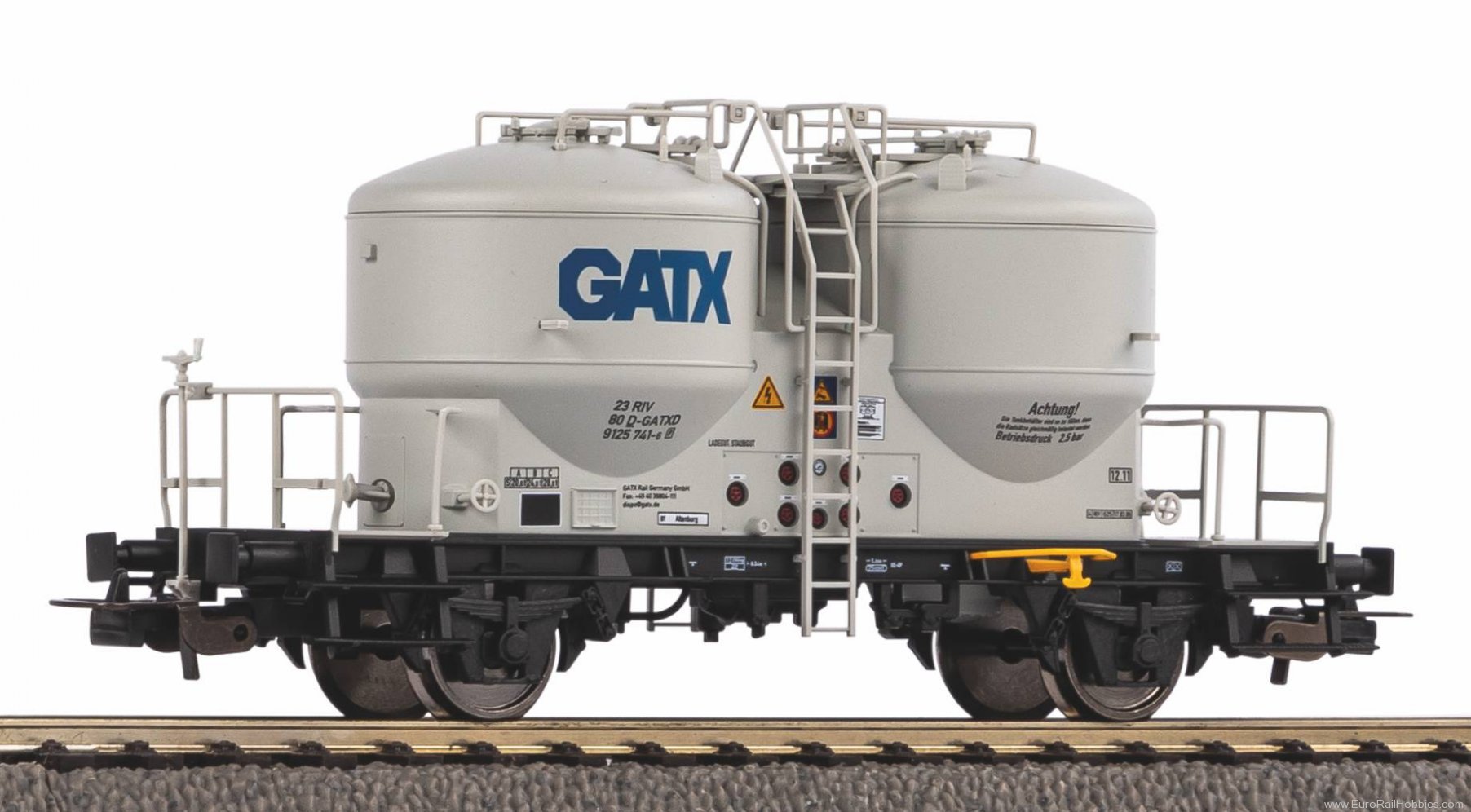 Piko 54698 Cement silo wagon GATX V (DC Piko Expert)