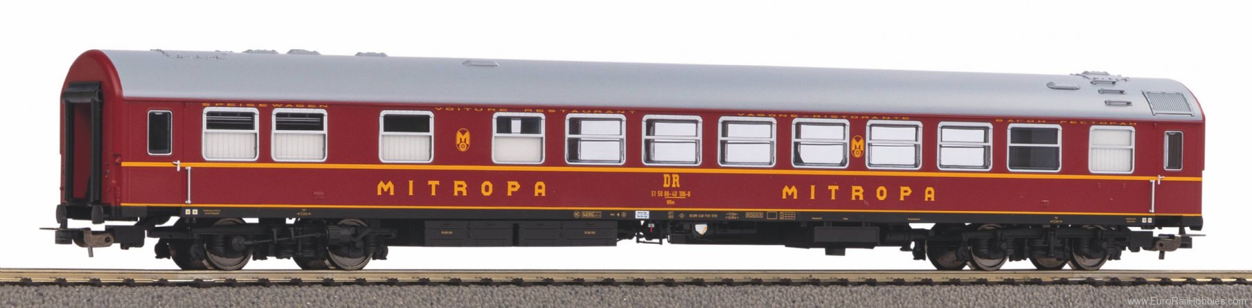 Piko 55921 Dining car WRm '61 DR IV (Marklin AC Digital 