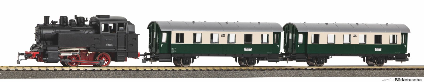 Piko 57035 NS Start-Set with BR 80 VSM Steam Locomotive 