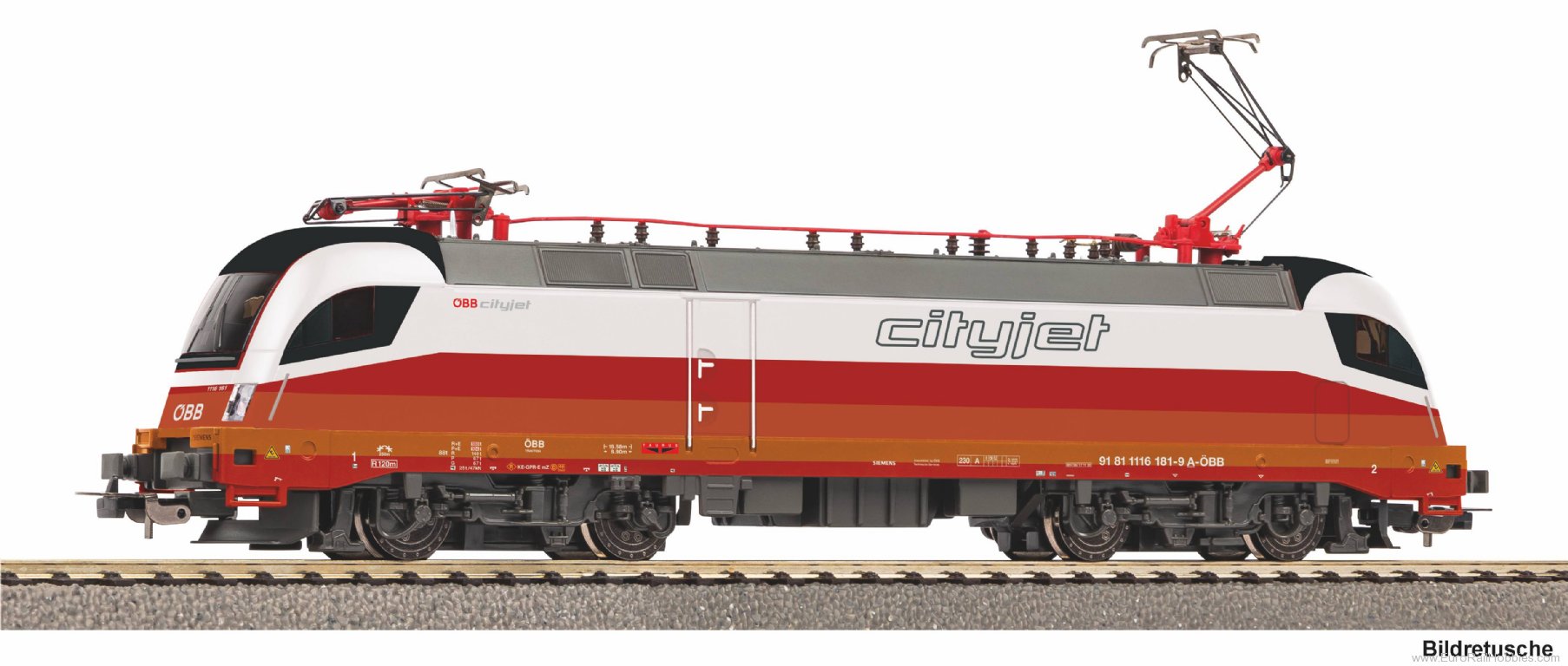 Piko 57409 OBB Taurus 'CityJet' Electric Locomotive (Mar