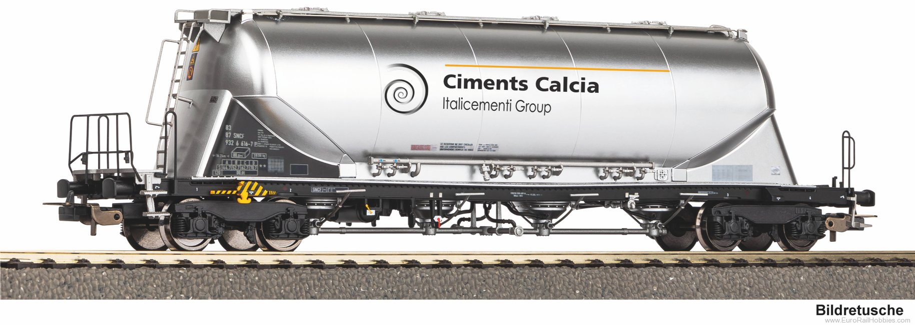 Piko 58439 SNCG Uacns 'Ciments Calcia' Silo Car