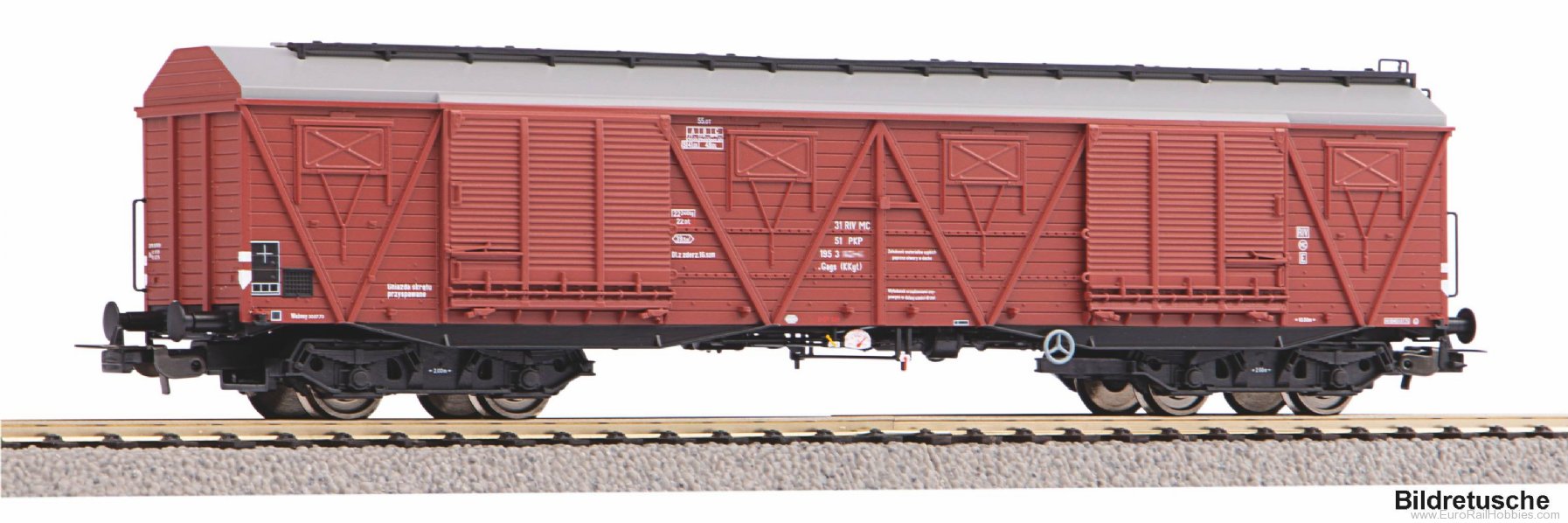 Piko 58475 PKP 401Ka 4 Axle Freight Car
