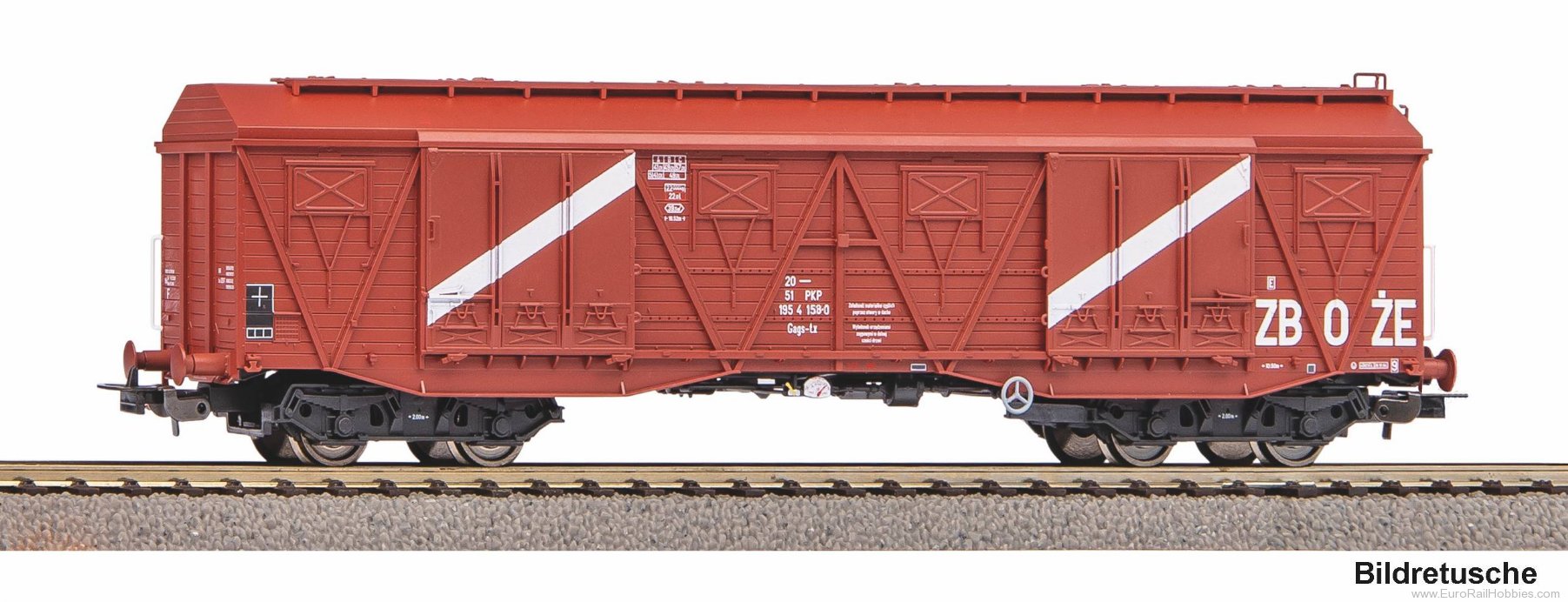 Piko 58477 PKP 401Ka 4 Axle Freight Car