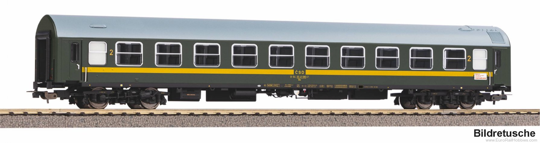 Piko 58569 CSD Y-Wagen 2nd Class Passenger Coach
