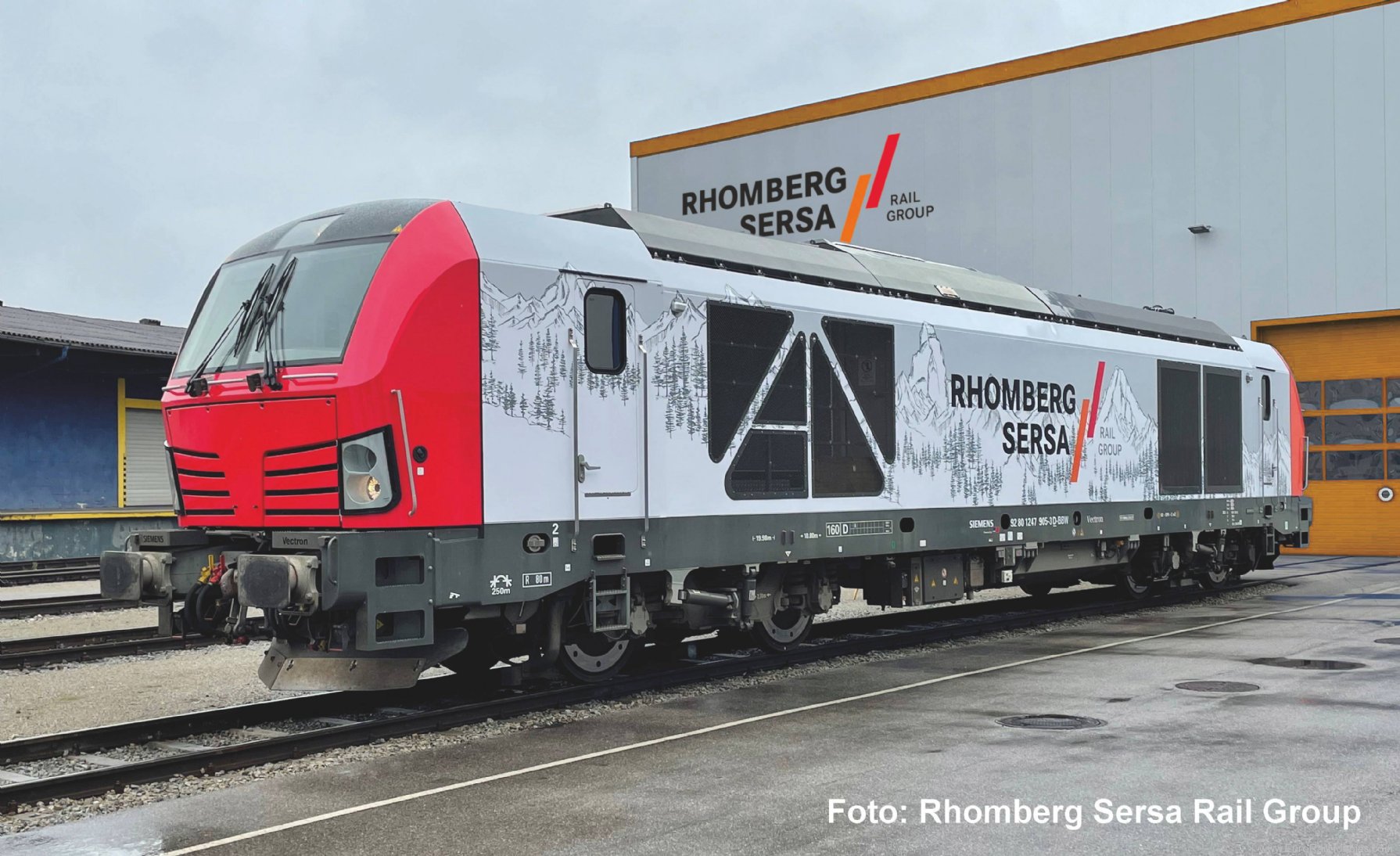 Piko 59124 Vectron BR 247 Sersa Diesel Locomotive DCC w/