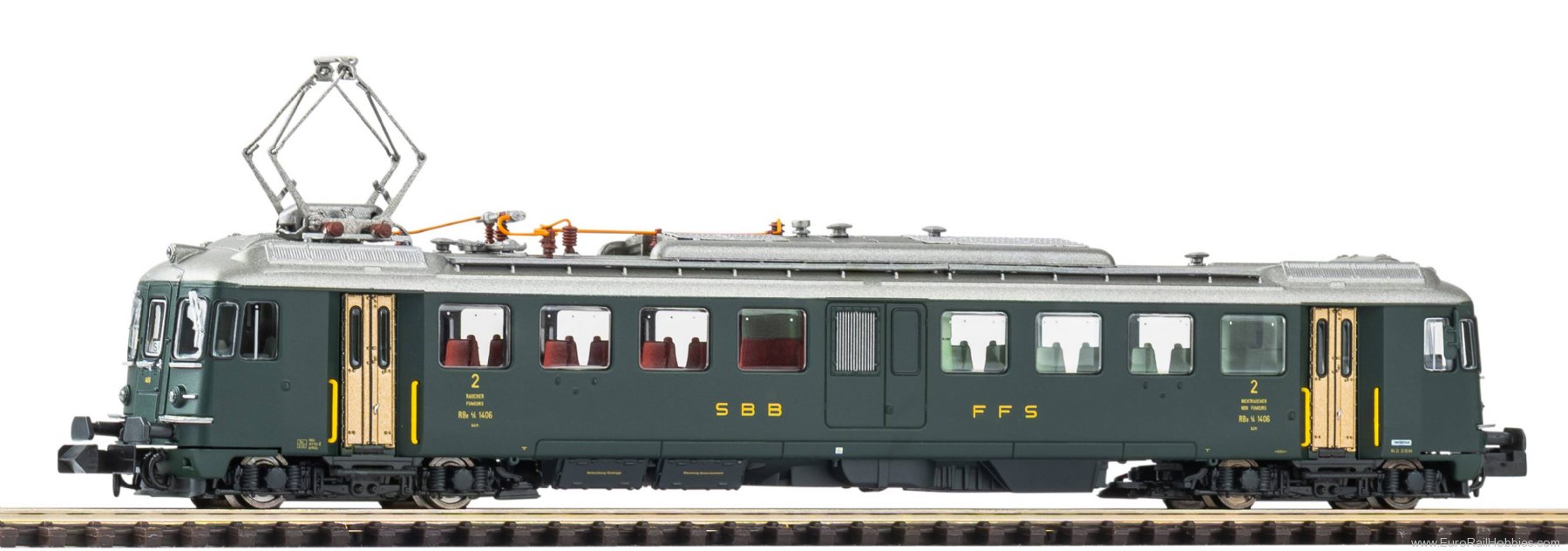 Piko 94153 SBB Rbe 4/4 1406 Electric Railcar DCC w/Sound