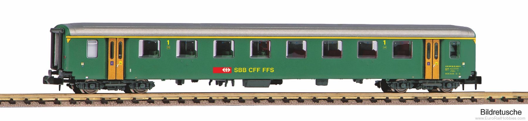 Piko 94389 SBB EW I, 1st Class Passenger Coach