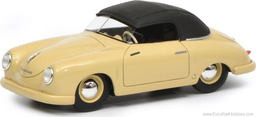Schuco 450879700 Porsche 356 GmÃ¼nd Cabriolet closed, beige,