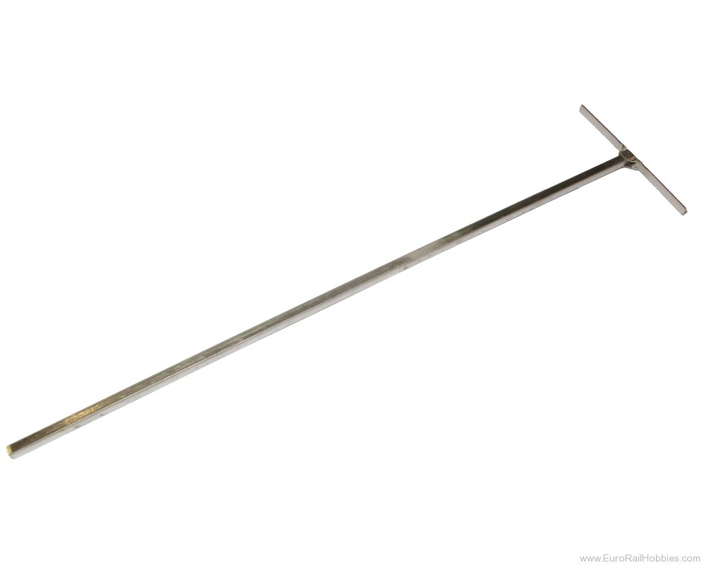 Sommerfeldt 049 Holm 2,5 x 2,5 x 170 mm blank, Â White nickel