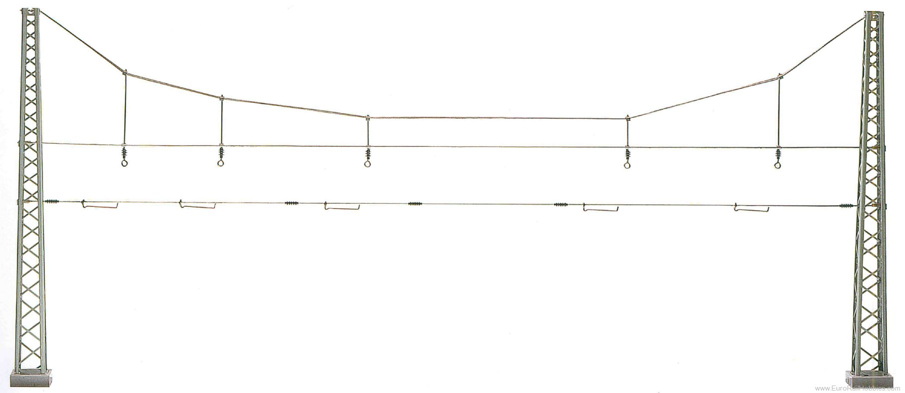 Sommerfeldt 618 Cross span bridge track 0, 570mm, without mas